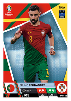 Bruno Fernandes Portugal Topps Match Attax EURO 2024 #POR12